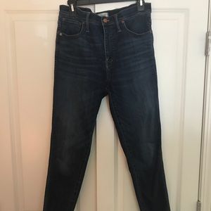 Madewell 10” High-Rose Skinny Jeans- sz 30 Tall